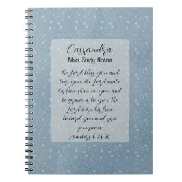 Christian Bible Verse Art Anteckningsbok