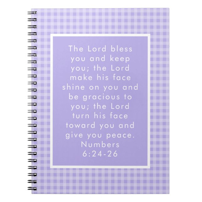 Christian Bible Verse Art Anteckningsbok (Framsidan)