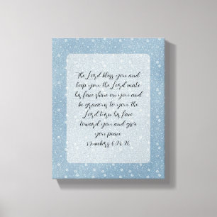 Christian Bible Verse Art Canvastryck