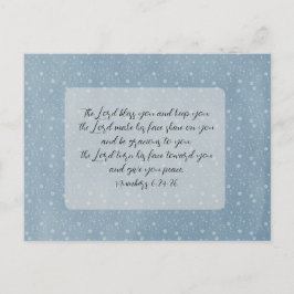 Christian Bible Verse Art Vykort
