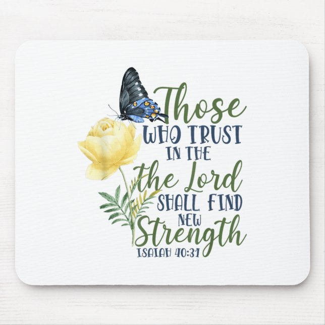 Christian Bible Verse Butterfly Rose Flower Isaiah Musmatta (Framsidan)