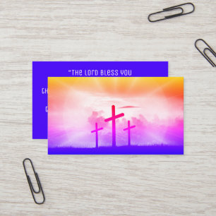 Christian Bible Verse Church Religion Kor Busine Visitkort