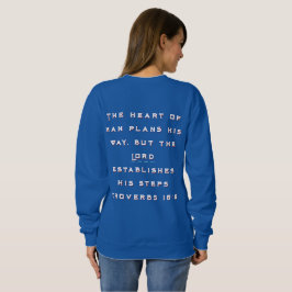Christian Bible Verse CrewnackHoodie Proverbs16:9 T Shirt