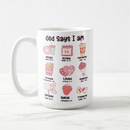 Christian Bible Verse Cute Valentine Kaffemugg
