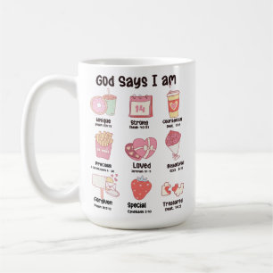 Christian Bible Verse Cute Valentine Kaffemugg