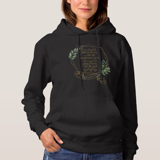 Christian Bible Verse Eucalyptus Lövs T Shirt (Framsida)