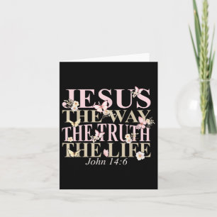 Christian Bible Verse Faith Gud Jesus Way John Kort