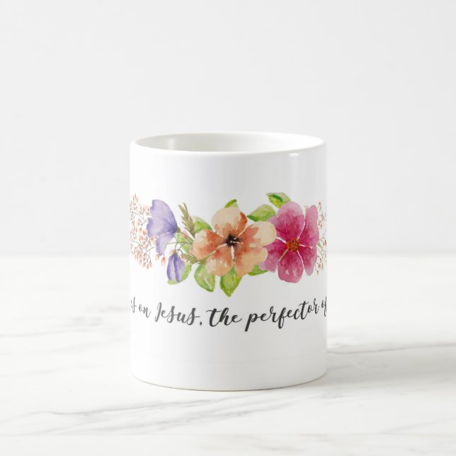 Christian Bible Verse Faith Kaffemugg (Center)