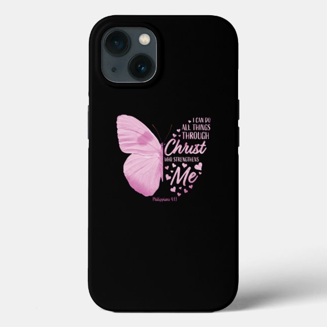 Christian Bible Verse Gifts Women Butterfly (Baksida)