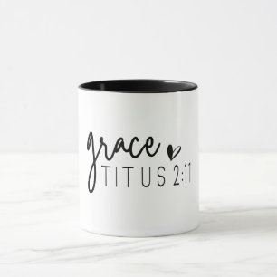 Christian Bible Verse/Grace Titus 2:11 Mugg