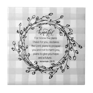 Christian Bible Verse Inspirational Kakelplatta