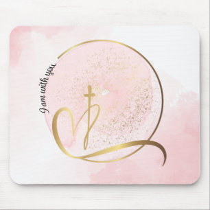 Christian Bible Verse: Jag är med dig Mousepad Musmatta