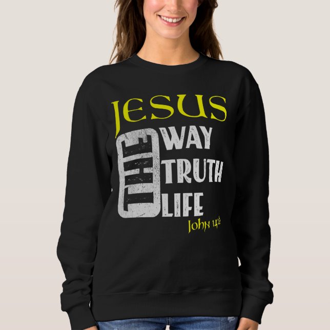 Christian Bible Verse John 146 1 T Shirt (Framsida)