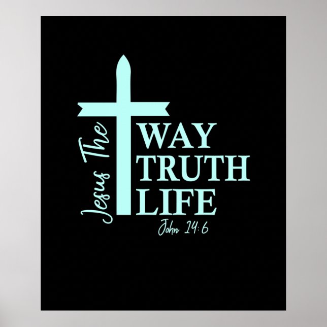 Christian Bible Verse John Poster (Framsidan)