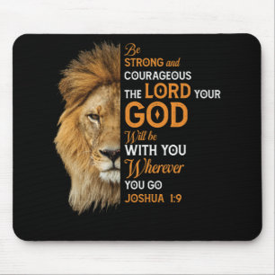 Christian Bible Verse Joshua 1 9 Lejon Faith Musmatta