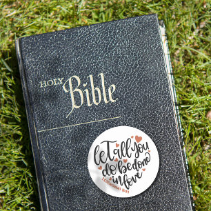Christian Bible Verse ✝️ Kärlek Heart Design Runt Klistermärke