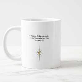 Christian Bible Verse Mug | Faith Gift Jumbo Mugg