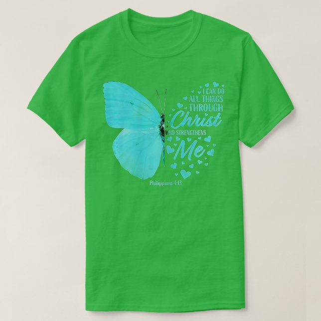 Christian Bible Verse Ord Gifts Women Girls Re T Shirt (Design framsida)