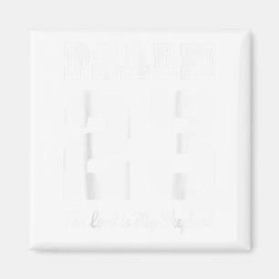 Christian Bible Verse Psalm 23 Herren är mitt ark Magnet