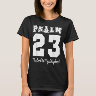 Christian Bible Verse Psalm 23 Herren är mitt ark T Shirt