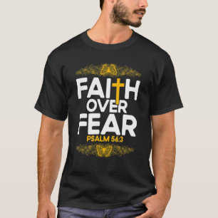 Christian Bible Verse Psalm 563 Flower Butterfly T Shirt
