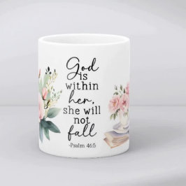 Christian Bible Verse Psalms Coffee Mug Kaffemugg