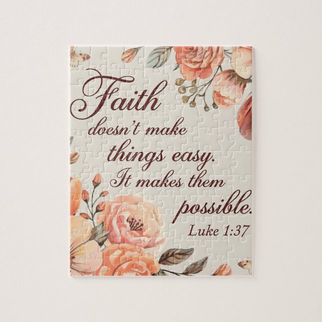 Christian Bible Verse Pussel (Vertikal)