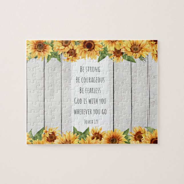 Christian Bible Verse Pussel (Horisontell)