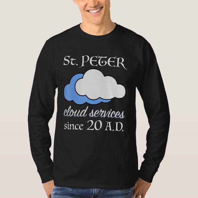 Christian Bible Verse Saint Peter Weather T Shirt (Framsida)