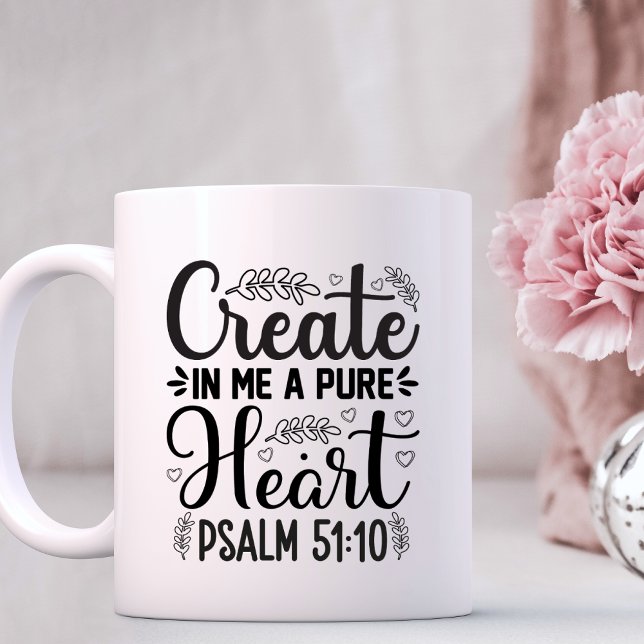 Christian Bible Verse Scripture Anpassningsbar Kaffemugg (Skapare uppladdad)