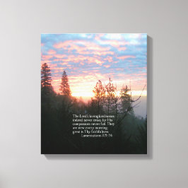 Christian Bible Verse Scripture Creationart Canvastryck