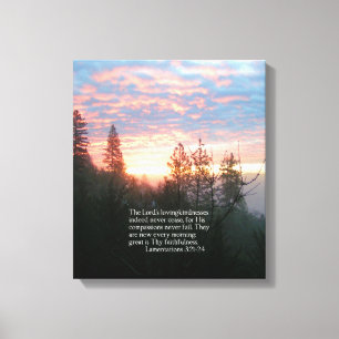 Christian Bible Verse Scripture Creationart Canvastryck