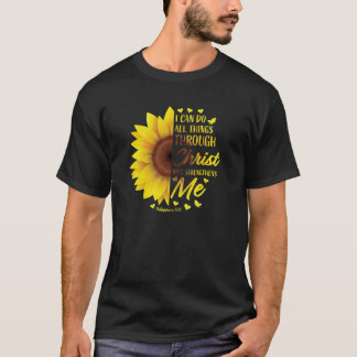 Christian Bible Verse Scripture Philippians 4 13 S T Shirt
