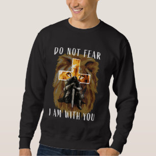 Christian Bible Verse Shirt Manar Pappa Lejon Fait Lång Ärmad Tröja