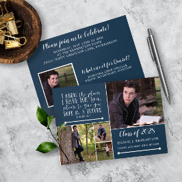 Christian Bible Verse Studenten Photo Collage Inbjudningar