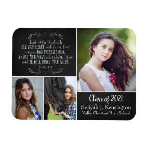 Christian Bible Verse Studenten Photo Collage Magnet