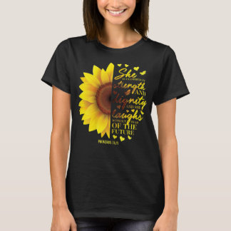 Christian Bible Verse SunblommScripture Religiou T Shirt