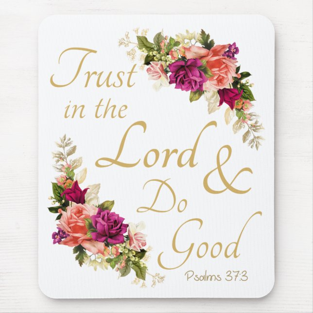 Christian Bible Verse: Trust in the Lord & Do Bra Musmatta (Framsidan)