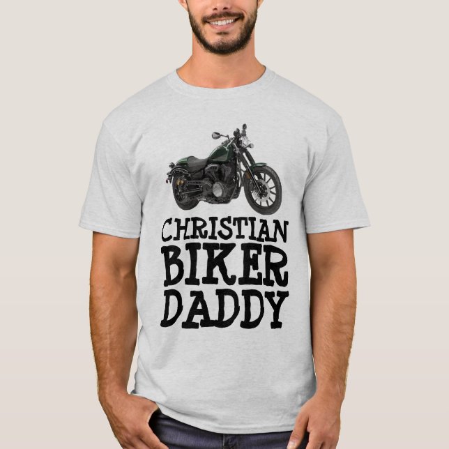 CHRISTIAN BIKER DADDY T-SHIRTS (Framsida)