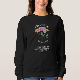 Christian Birth Month Flower NOVEMBER T Shirt