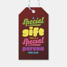 Christian Birthday Baptism Tack Scripture