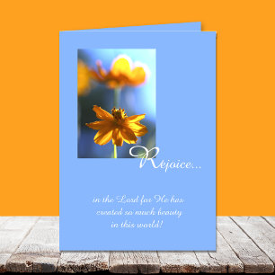Christian Birthday Card - Beauty in the World Kort