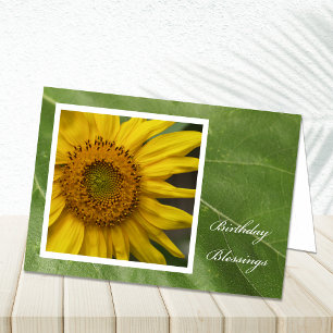 Christian Birthday Card - Birthday Blessings Kort