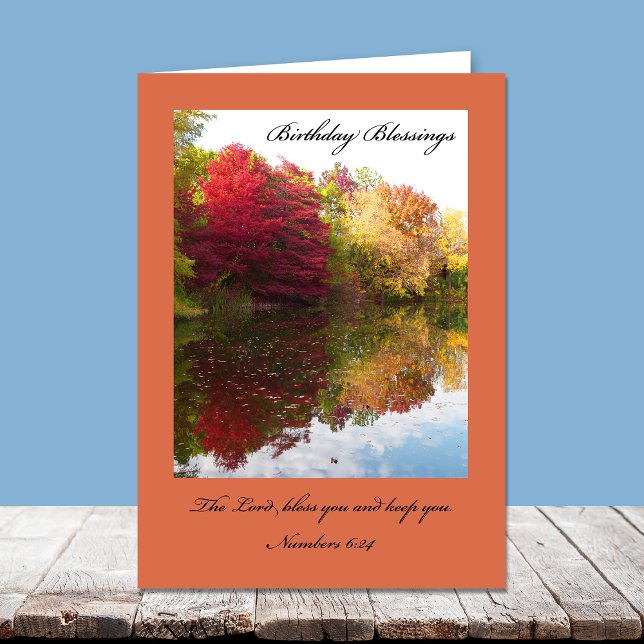 Christian Birthday Card - Lord Bless You Kort (Skapare uppladdad)