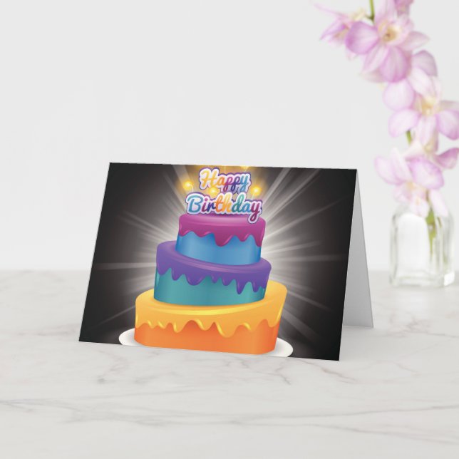 Christian Birthday-kort Kort (Orkide)