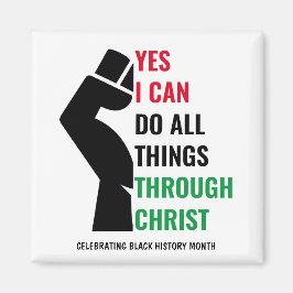 Christian BLACK HISTORY MÅNAD Magnet