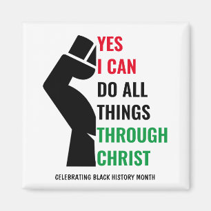 Christian BLACK HISTORY MÅNAD Magnet