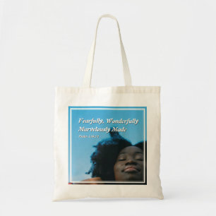Christian Black Woman FEARFULLY WONDERFULLY MADE Tygkasse