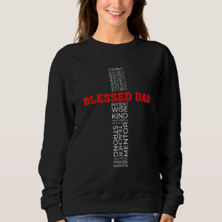 Christian Blessed Dad Cross Fathers Day T Shirt