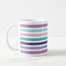 Christian BLESSED Modern Pastel Stripe Kaffemugg